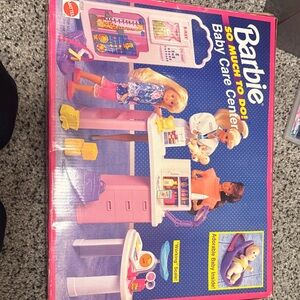 Barbie Baby Care Center Playset - Pink and Purple Accents